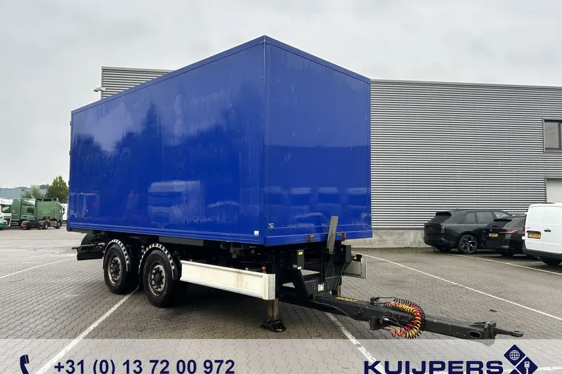 Harley-Davidson TWP180 Wipkar Mid Axle Trailer BPW Disk BDF Box 6.5 mtr (2016)