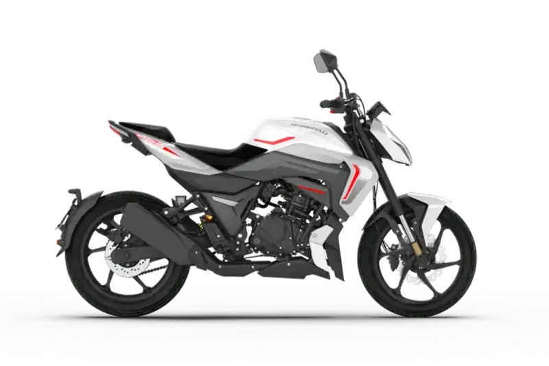 Morbidelli F125 eencilinderVermogen: ±15 pkVersnellingsbak: 6 versnellingenRemmen: schijfremmen met ABSDisplay: digitaal dashboard (2026)