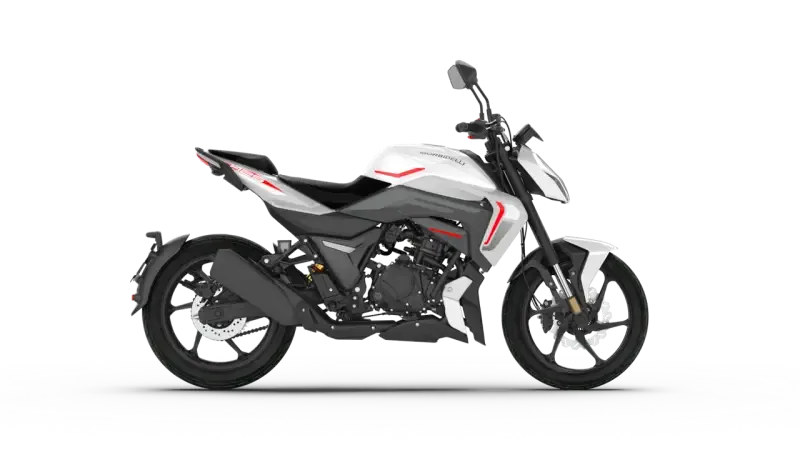 Morbidelli F125 eencilinderVermogen: ±15 pkVersnellingsbak: 6 versnellingenRemmen: schijfremmen met ABSDisplay: digitaal dashboard (2026) — foto 1