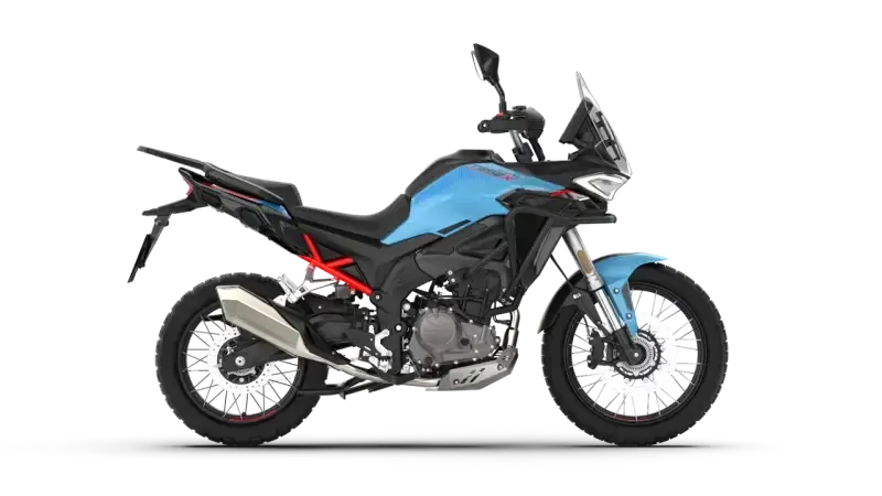 Morbidelli T352X tweecilinderVersnellingsbak: 6 versnellingenRemmen: schijfremmen met ABSDisplay: digitaal dashboardRijpositie: comfortabele adventure zithouding (2026) — foto 1