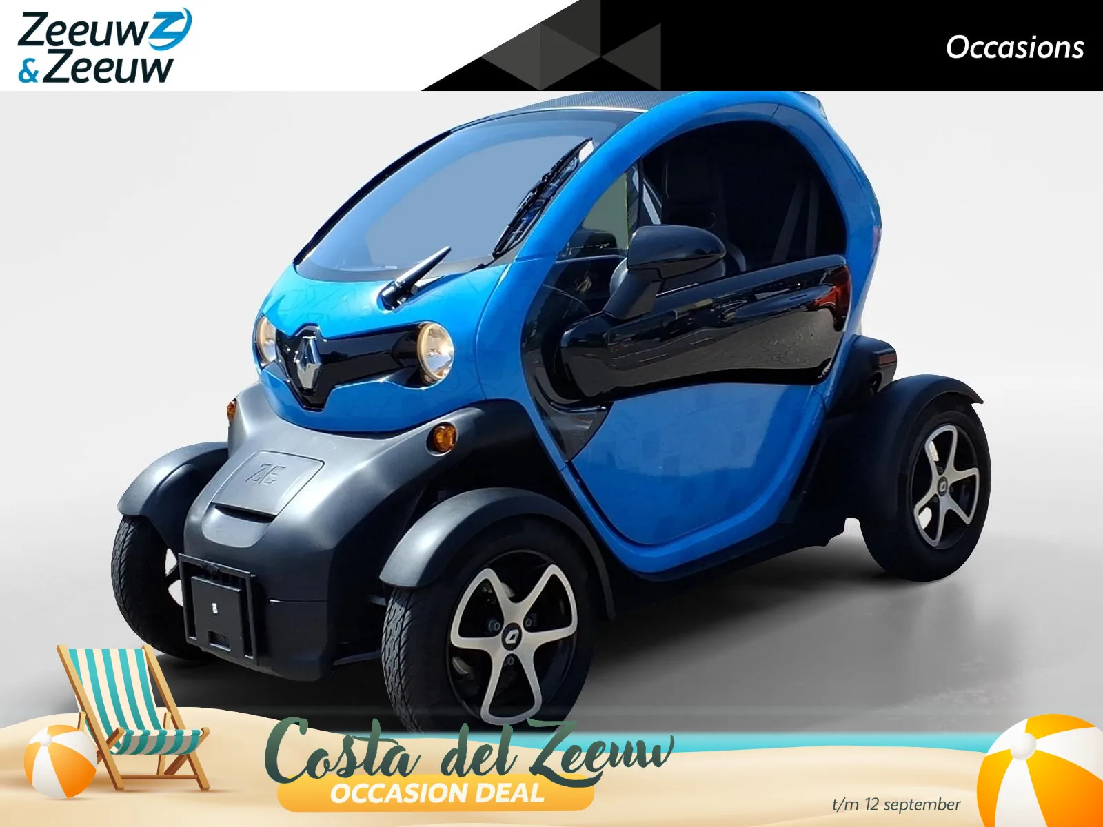 Renault Twizy Intens 80 duo uitvoering voor 2 personen (2019) — foto 1